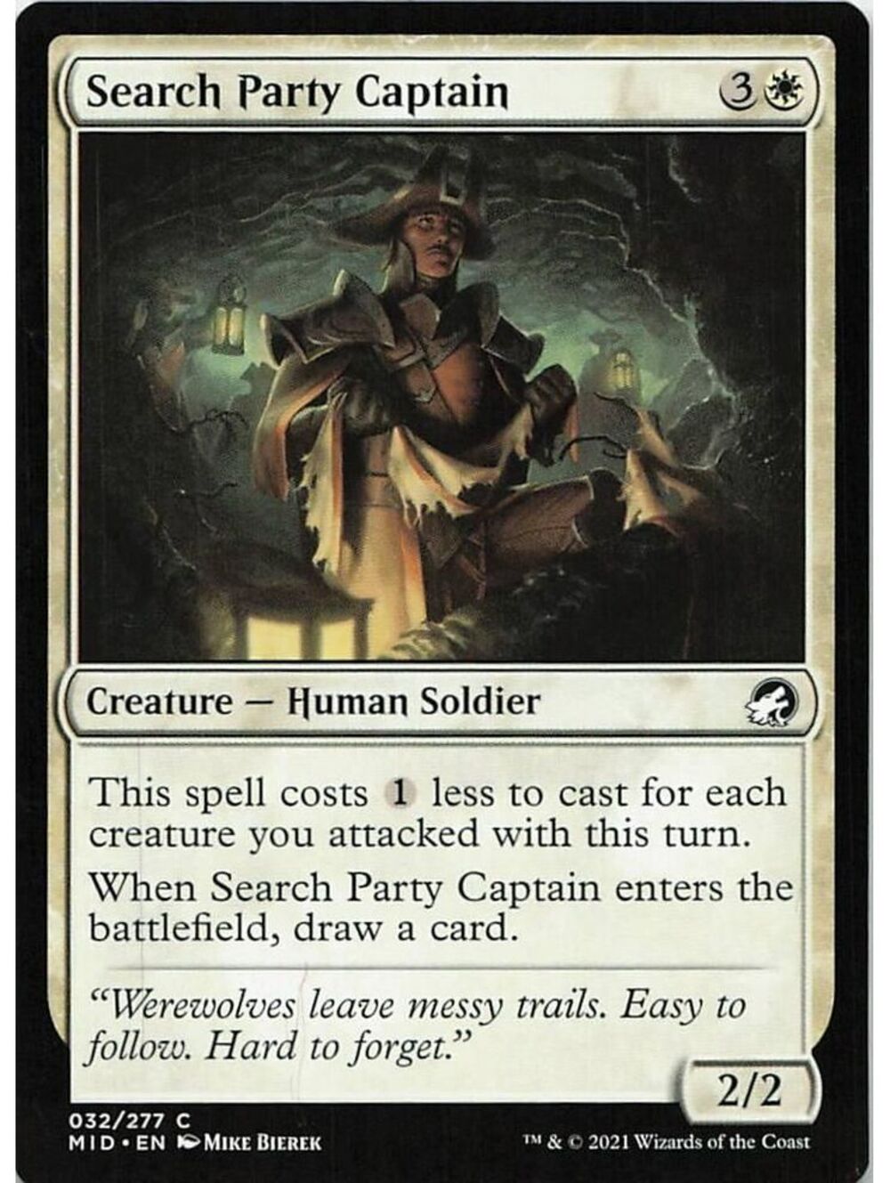 C Magic: The Gathering 2021 Search Party Captain NM MID